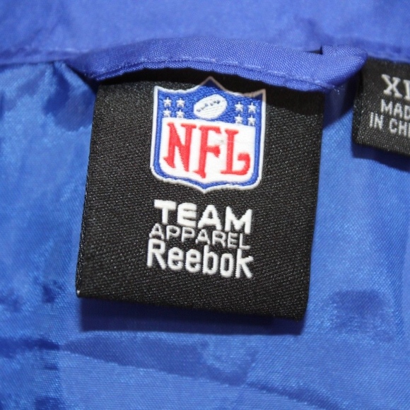 Reebok New York Giants Football Windbreaker Jacket - Picture 4 of 7